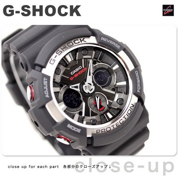 44-3-10）カシオ　G-SHOCK　GA-200-1ADR 　電波時計　CASIO Gショック　メンズ腕時計　送料無料　通販.jpg